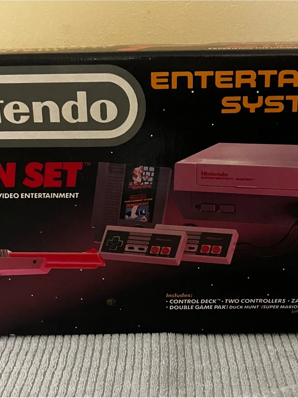 Nintendo NES Action Set - Gray, Black & Red Accents